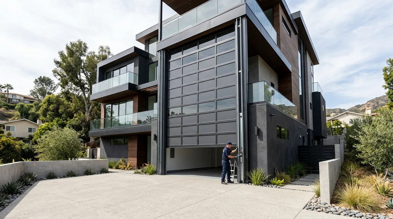 Garage door service call in Oklahoma City, OK